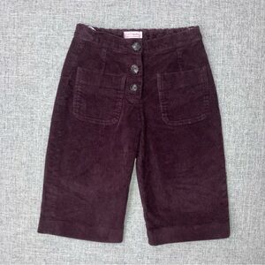 Kids Corduroy Shorts in Deep Purple